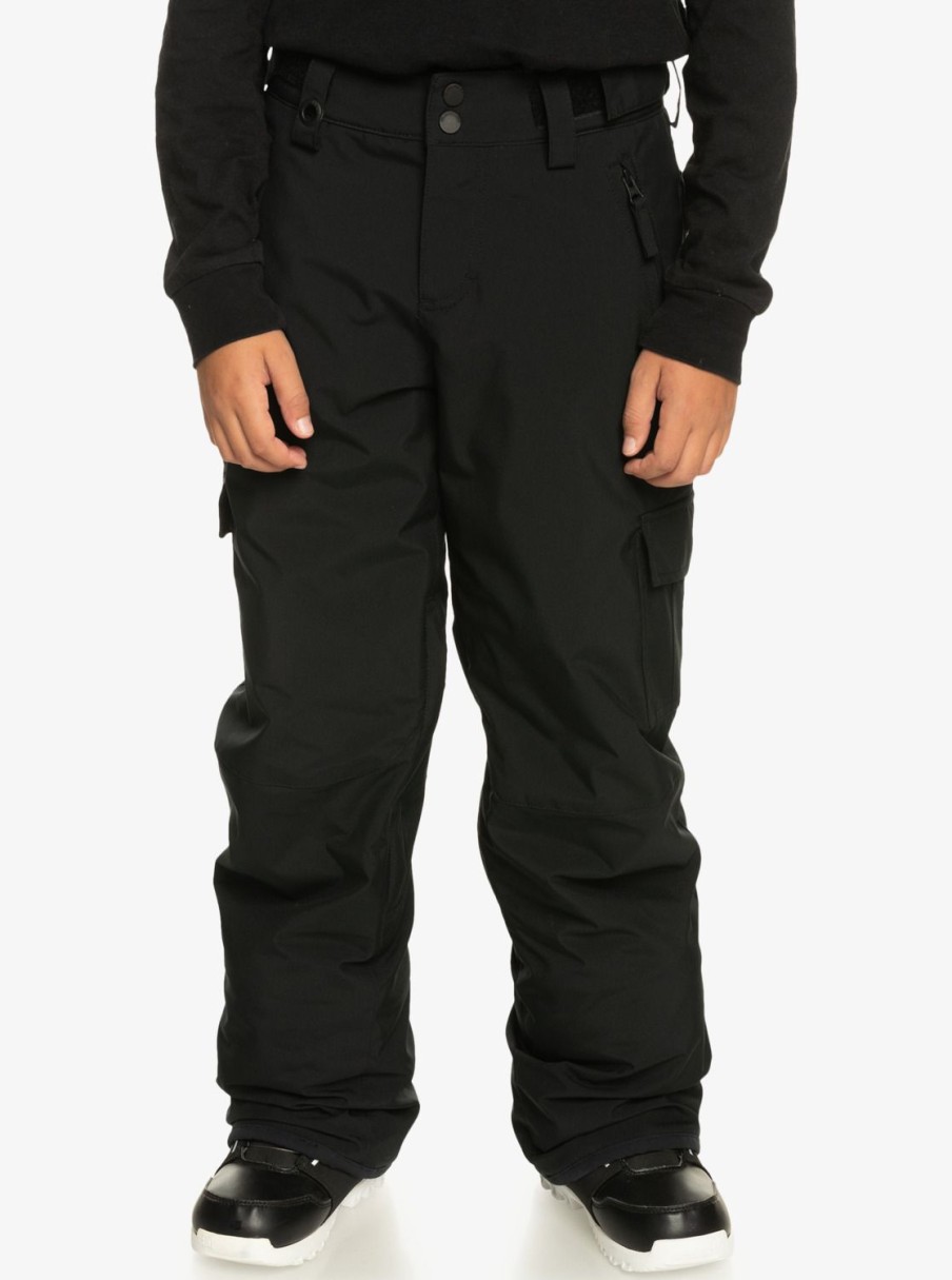 Nino Quiksilver Accesorios | Porter - Pantalon Para Nieve Para Chicos 8-16 True Black