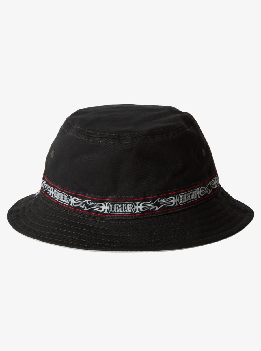 Hombre Quiksilver Gorras & Sombreros | Fortune - Gorro De Pescador Reversible Para Hombre Black