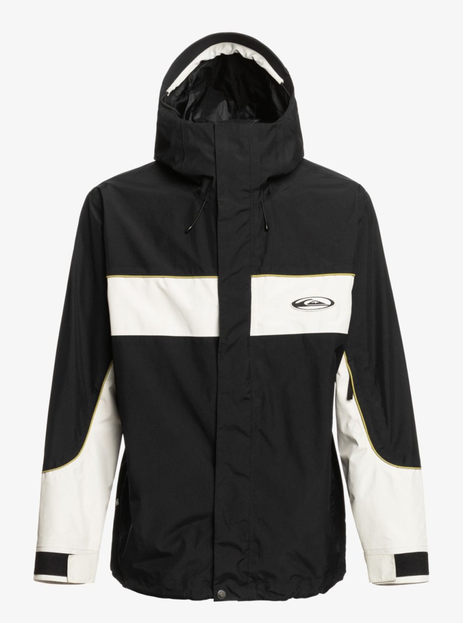 Hombre Quiksilver Chaquetas De Snow | High Altitude Gore-Tex® - Chaqueta Tecnica Snow Para Hombre True Black