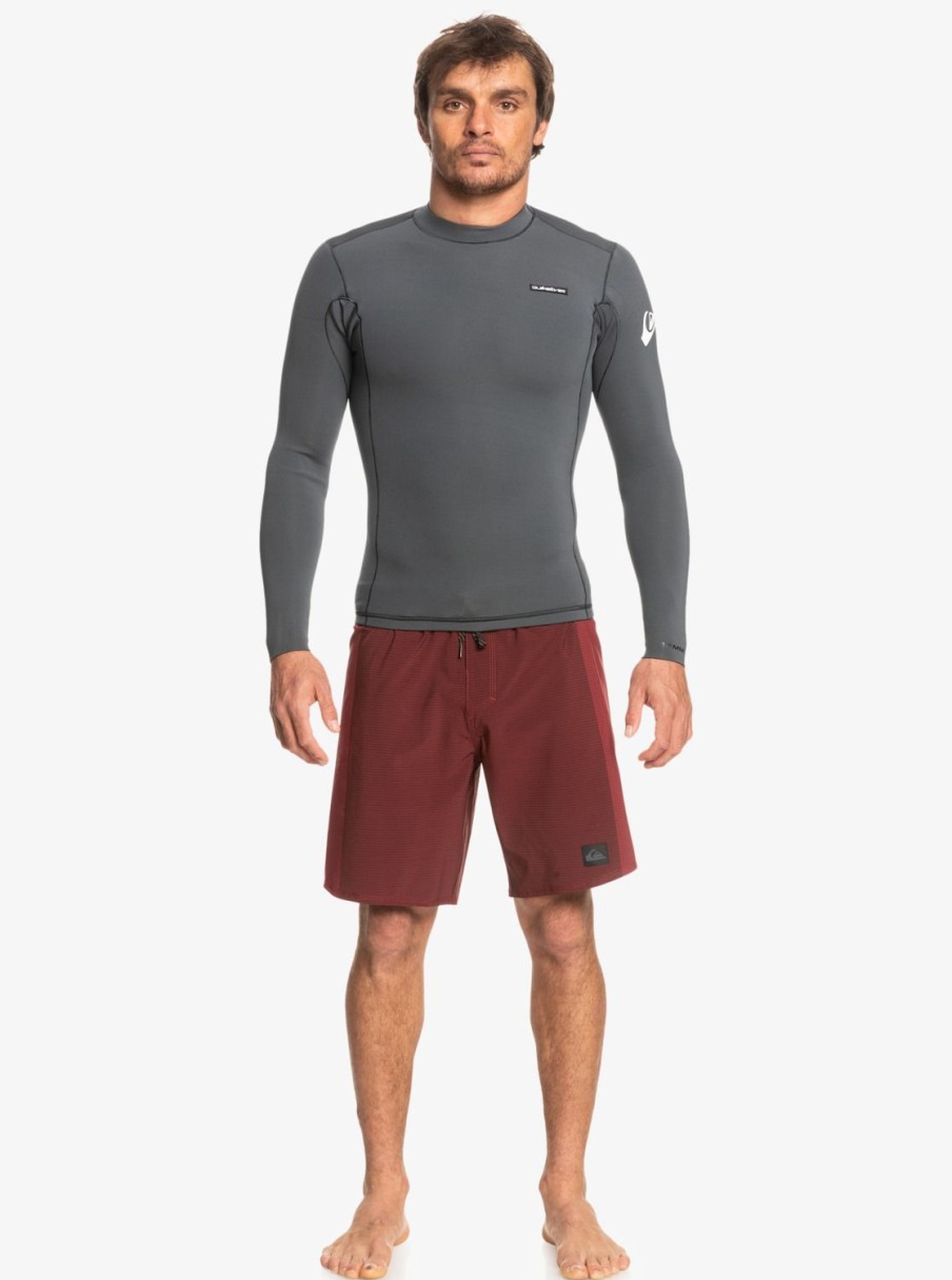 Hombre Quiksilver Trajes De Surf | 1.5Mm Everyday Sessions - Chaqueta De Neopreno Para Hombre Gun Metal