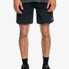 Hombre Quiksilver Boardshorts | Omni Scallop 17" - Boardshort Anfibio Para Hombre Black