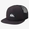 Hombre Quiksilver Gorras & Sombreros | Omnipotent - Gorra Con Ajuste Posterior A Presion Para Hombre Black