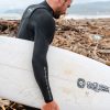 Hombre Quiksilver Trajes De Surf | 4/3Mm Everyday Sessions - Traje De Surf Con Cremallera En El Pecho Para Hombre Black