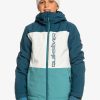 Nino Quiksilver Accesorios | Side Hit - Chaqueta Tecnica Snow Para Ninos 4-16 Brittany Blue