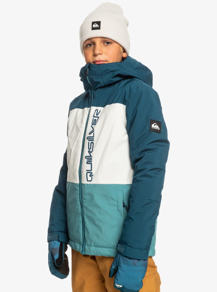 Nino Quiksilver Accesorios | Side Hit - Chaqueta Tecnica Snow Para Ninos 4-16 Brittany Blue