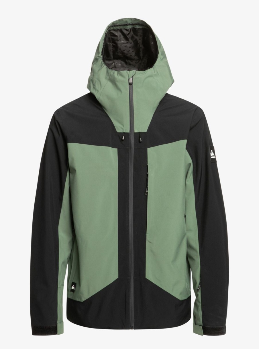 Hombre Quiksilver Chaquetas De Snow | Muldrow - Chaqueta Tecnica Snow Para Hombre True Black