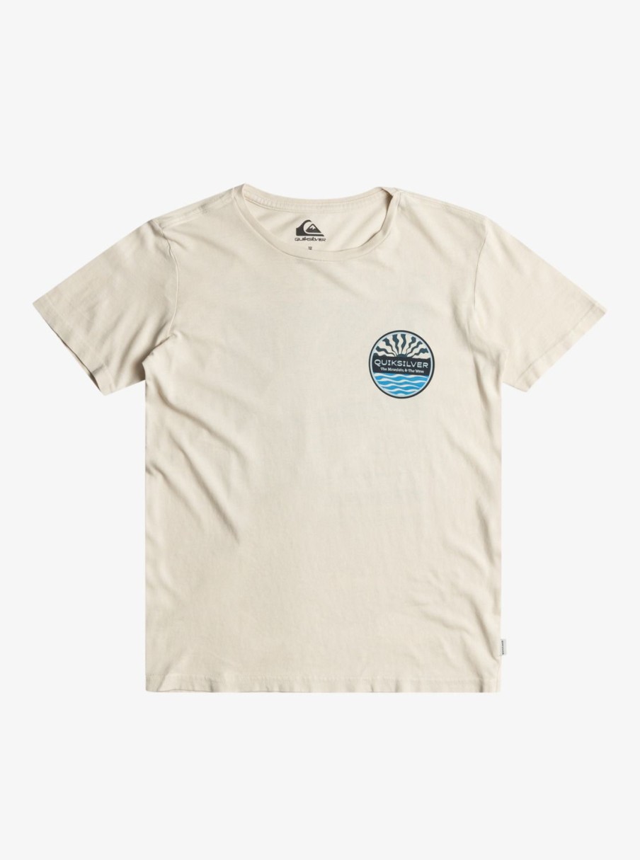 Nino Quiksilver Camisetas | Sea Brigade - Camiseta Para Chicos 8-16 Birch