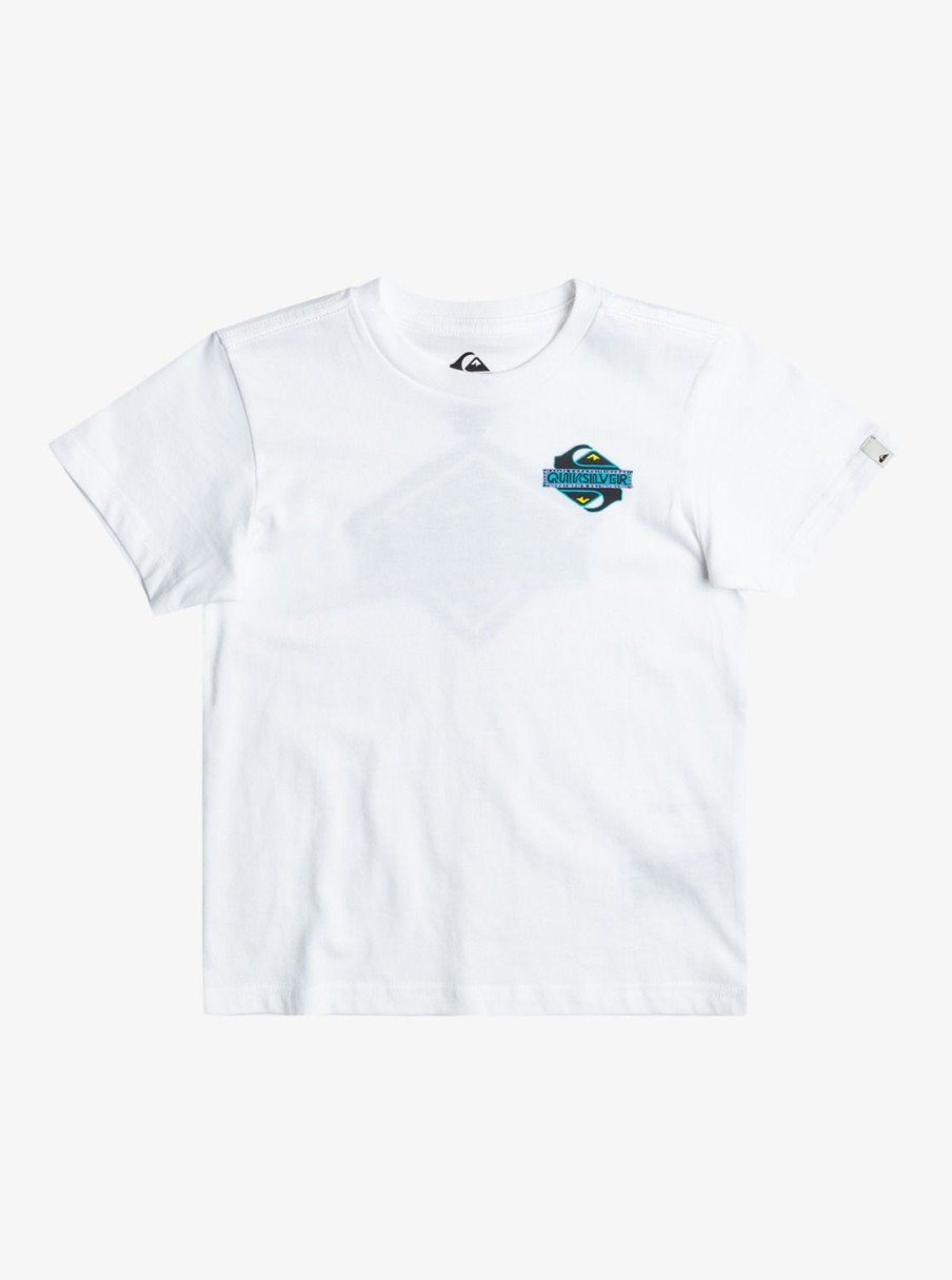 Nino Quiksilver Camisetas | Rising Water - Camiseta Para Chicos 8-16 White