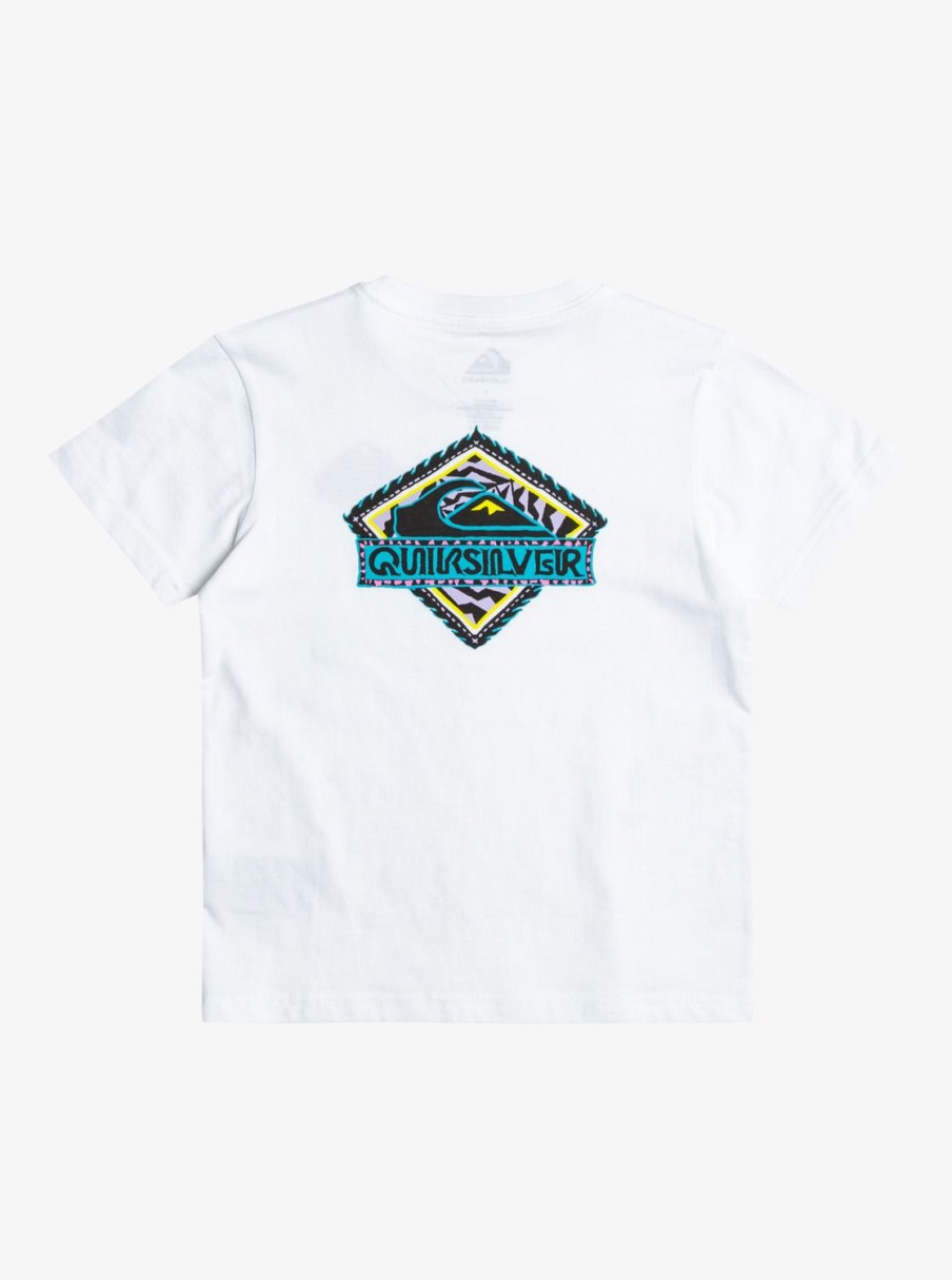 Nino Quiksilver Camisetas | Rising Water - Camiseta Para Chicos 8-16 White