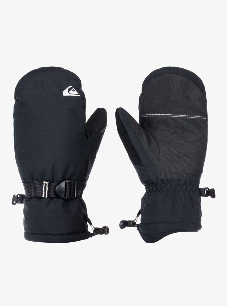 Nino Quiksilver Accesorios | Mission - Guantes Para Snowboard/Esqui Para Chicos True Black