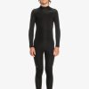 Nino Quiksilver Trajes De Surf | 3/2Mm Everyday Sessions - Traje De Surf Con Cremallera En La Espalda Para Chicos 8-16 Black