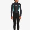 Nino Quiksilver Trajes De Surf | 4/3Mm Prologue - Back Zip Wetsuit For Boys Black/Jet Black/Angel Blue