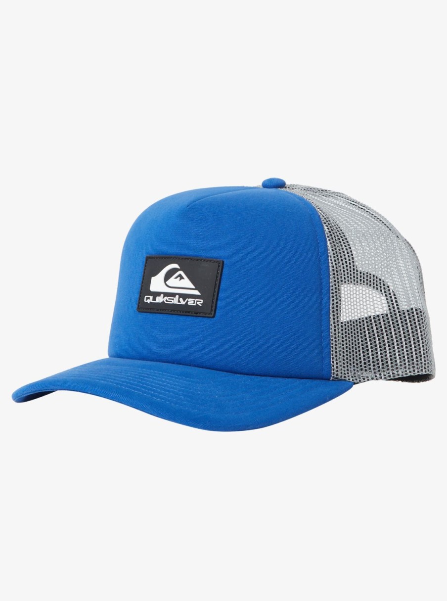 Hombre Quiksilver Gorras & Sombreros | Omnipotent - Gorra Con Ajuste Posterior A Presion Para Hombre Estate Blue