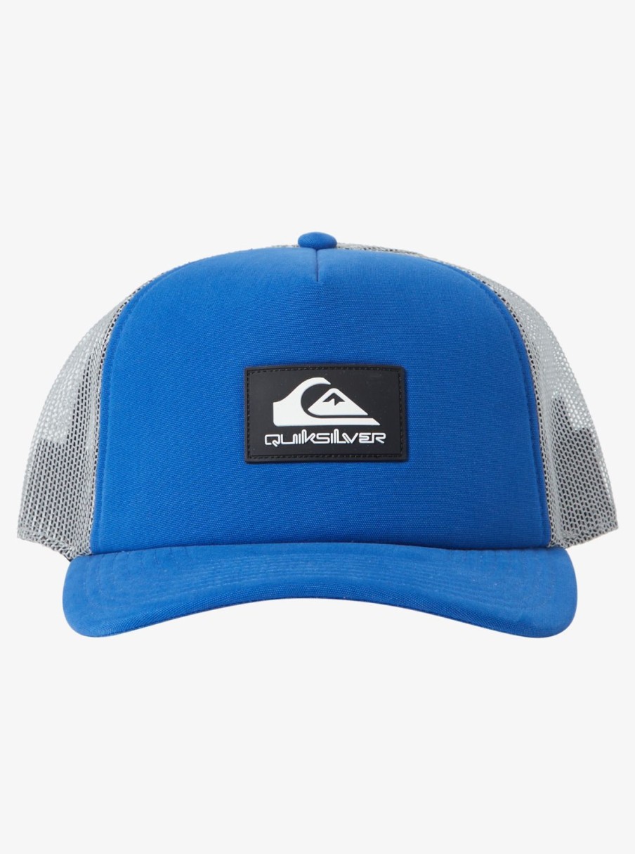 Hombre Quiksilver Gorras & Sombreros | Omnipotent - Gorra Con Ajuste Posterior A Presion Para Hombre Estate Blue