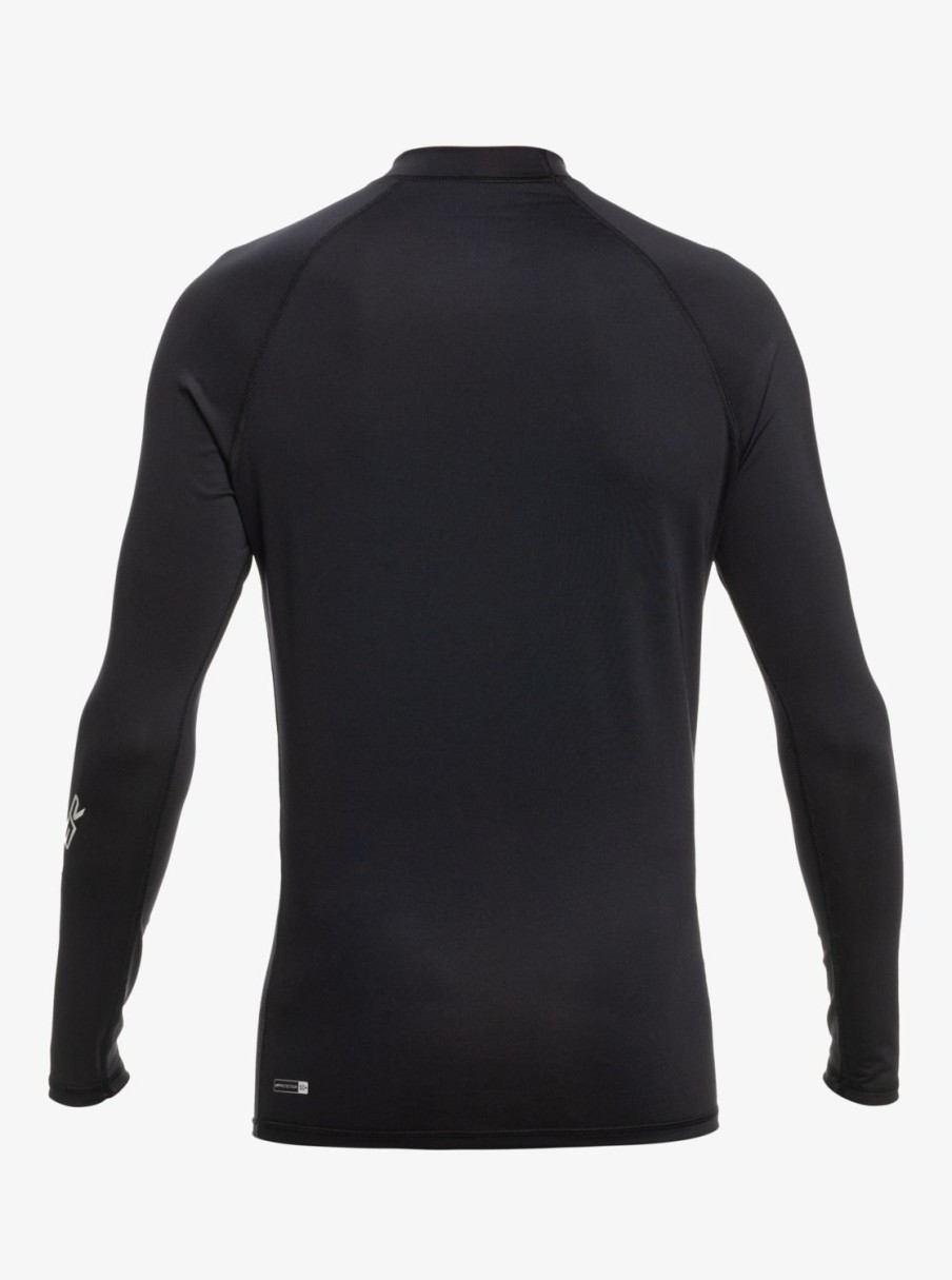 Hombre Quiksilver Lycras | All Time - Lycra De Manga Larga Upf 50 Para Hombre Black