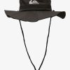 Hombre Quiksilver Gorras & Sombreros | Bushmaster - Sombrero Estilo Safari Para Hombre Black