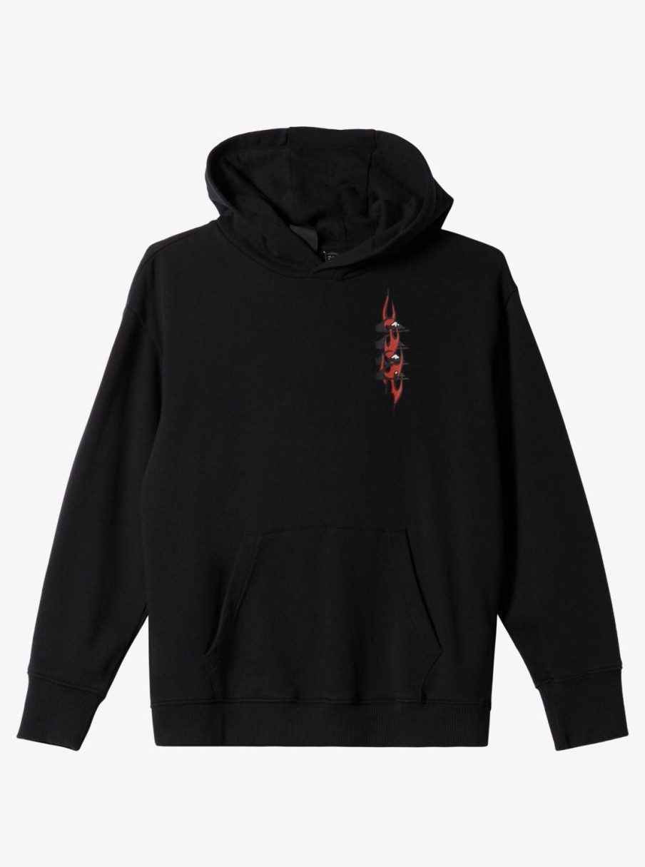 Nino Quiksilver Sudaderas | Radical Times - Sudadera Con Capucha Para Chicos 10-16 Black