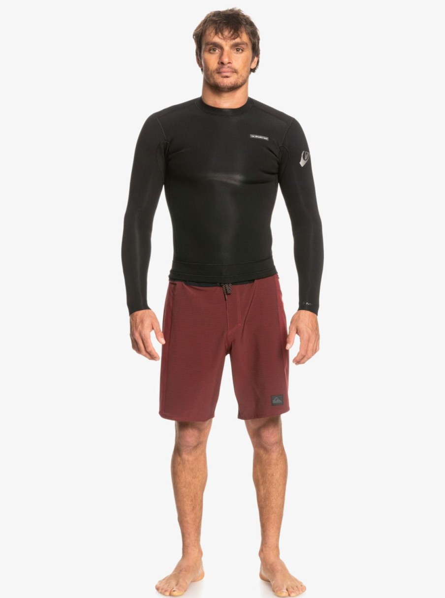 Hombre Quiksilver Trajes De Surf | 2Mm Everyday Sessions - Chaqueta De Neopreno Para Hombre Black