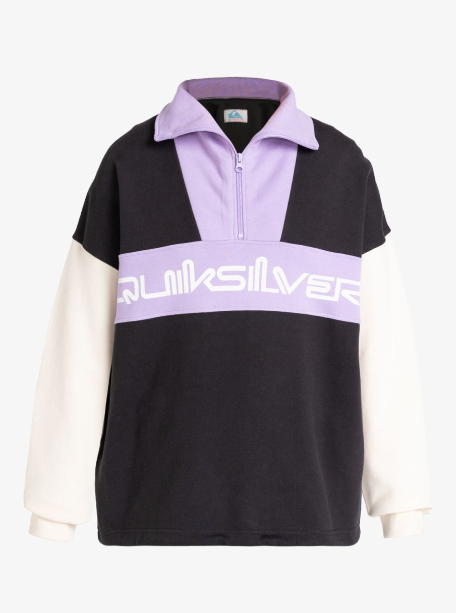 Mujer Quiksilver | Uni - Sudadera Tecnica Con Media Cremallera Para Mujer Tarmac