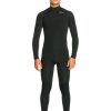 Nino Quiksilver Trajes De Surf | 4/3Mm Everyday Sessions - Traje De Surf Con Cremallera En El Pecho Para Chicos Black