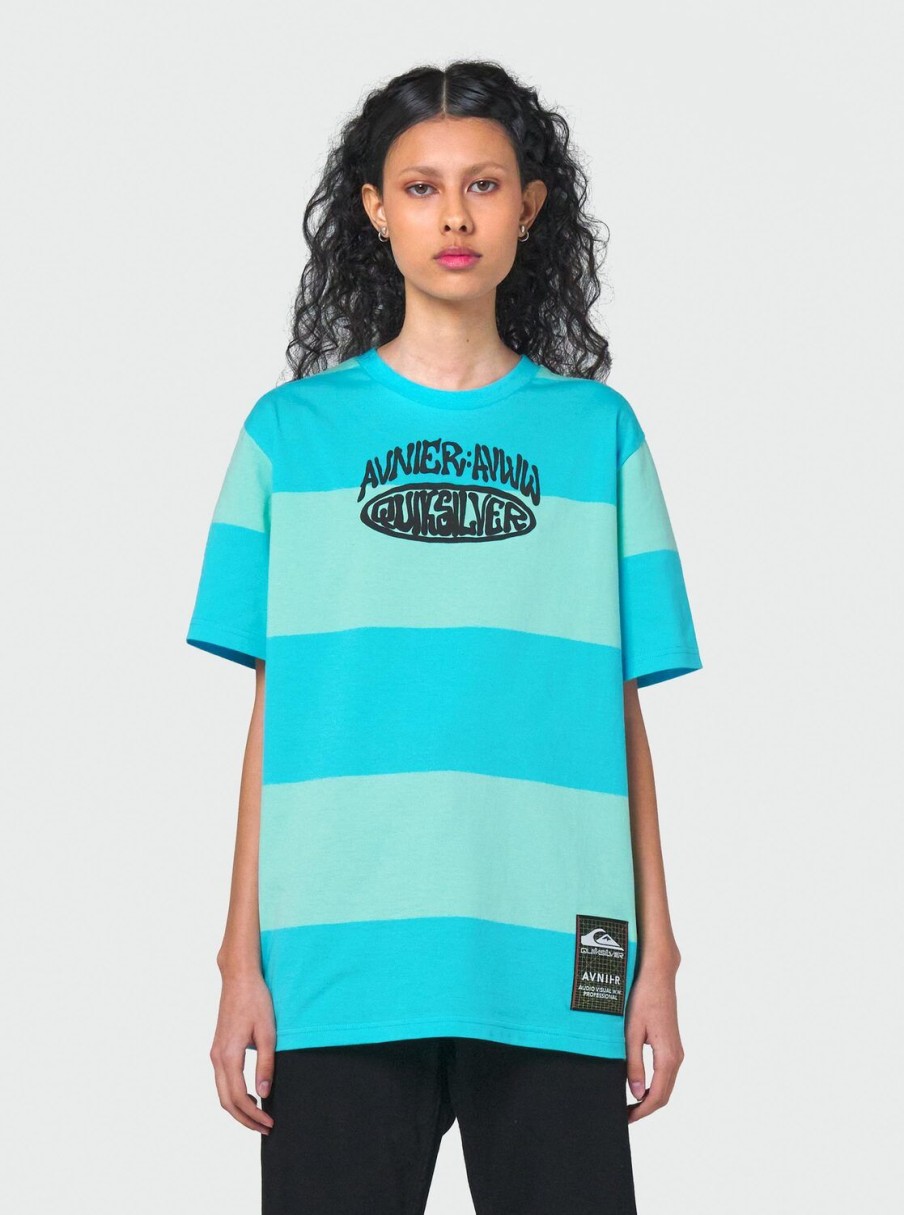 Hombre Quiksilver Camisetas & Polos | Avnier Source Secam - Camiseta Unisex Cabbage