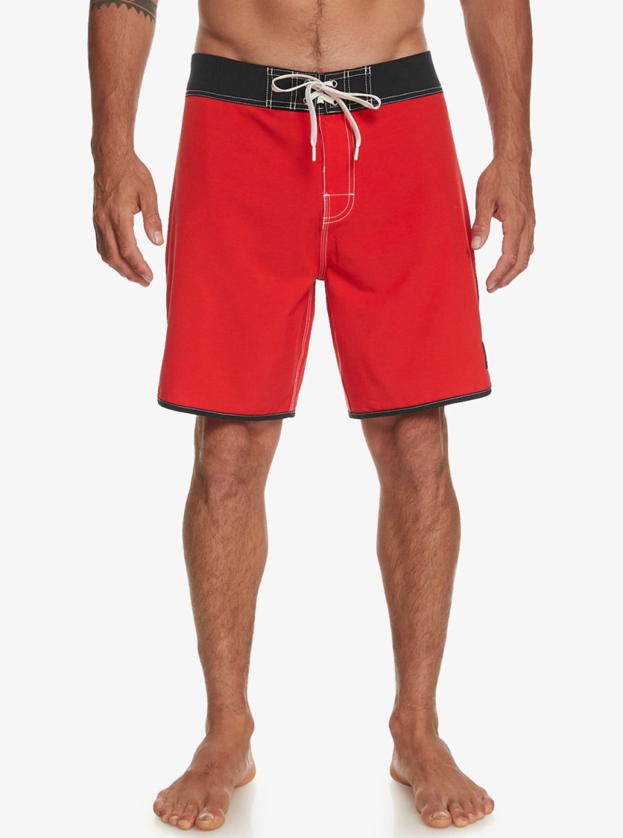 Hombre Quiksilver Boardshorts | Original Scallop 18" - Boardshorts Para Hombre High Risk Red