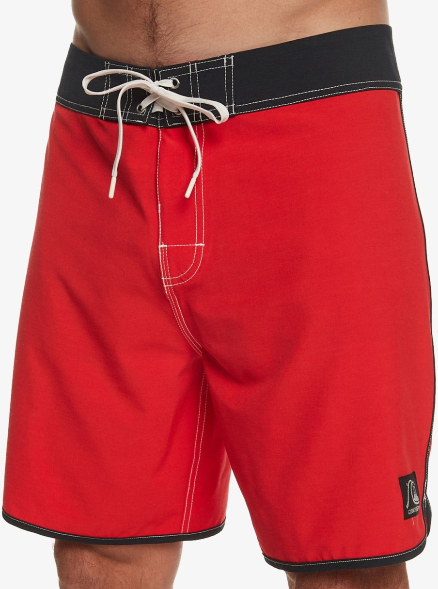 Hombre Quiksilver Boardshorts | Original Scallop 18" - Boardshorts Para Hombre High Risk Red