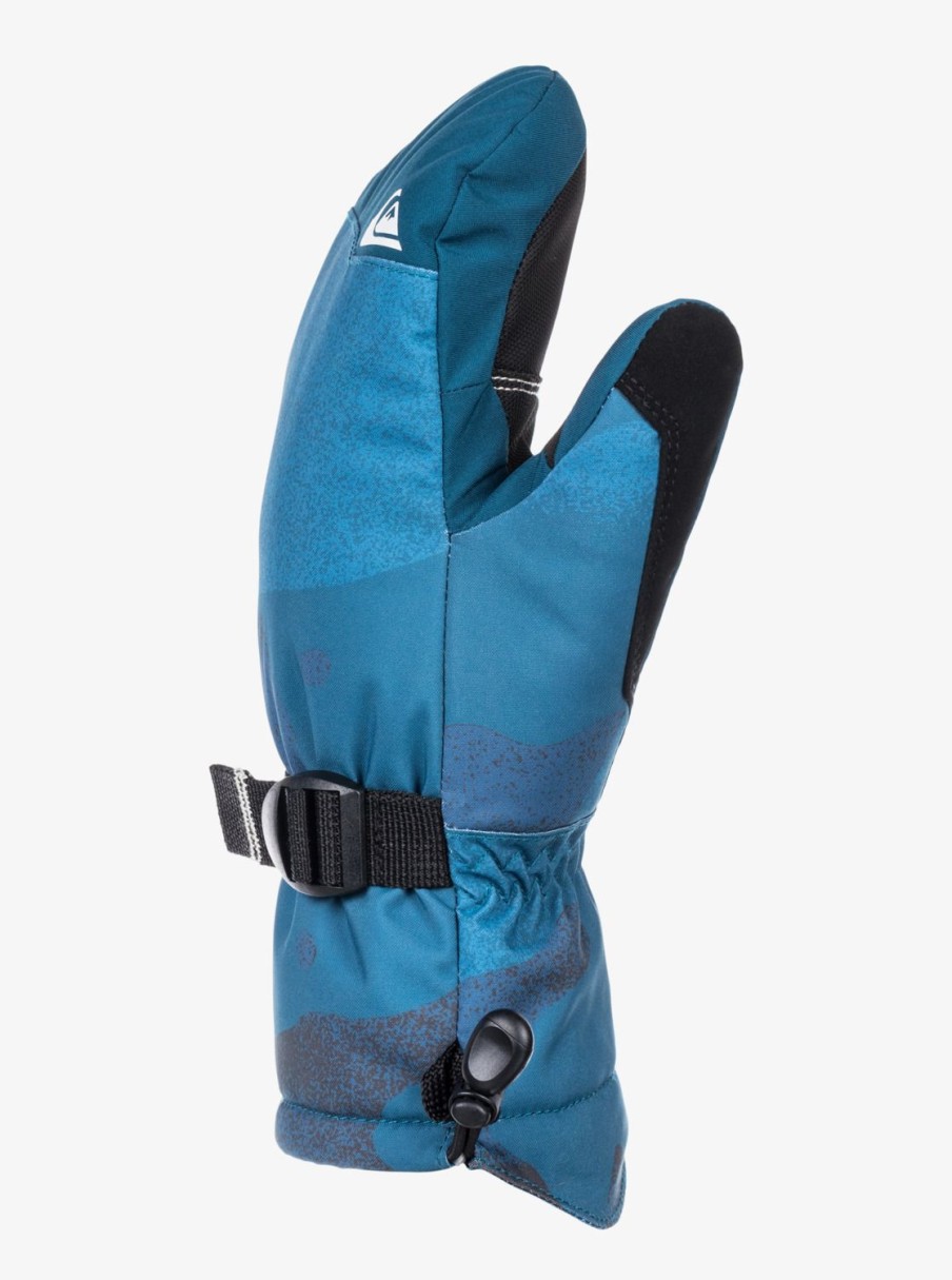 Nino Quiksilver Accesorios | Mission - Guantes Para Snowboard/Esqui Para Chicos Spray Camo Majolica Blue