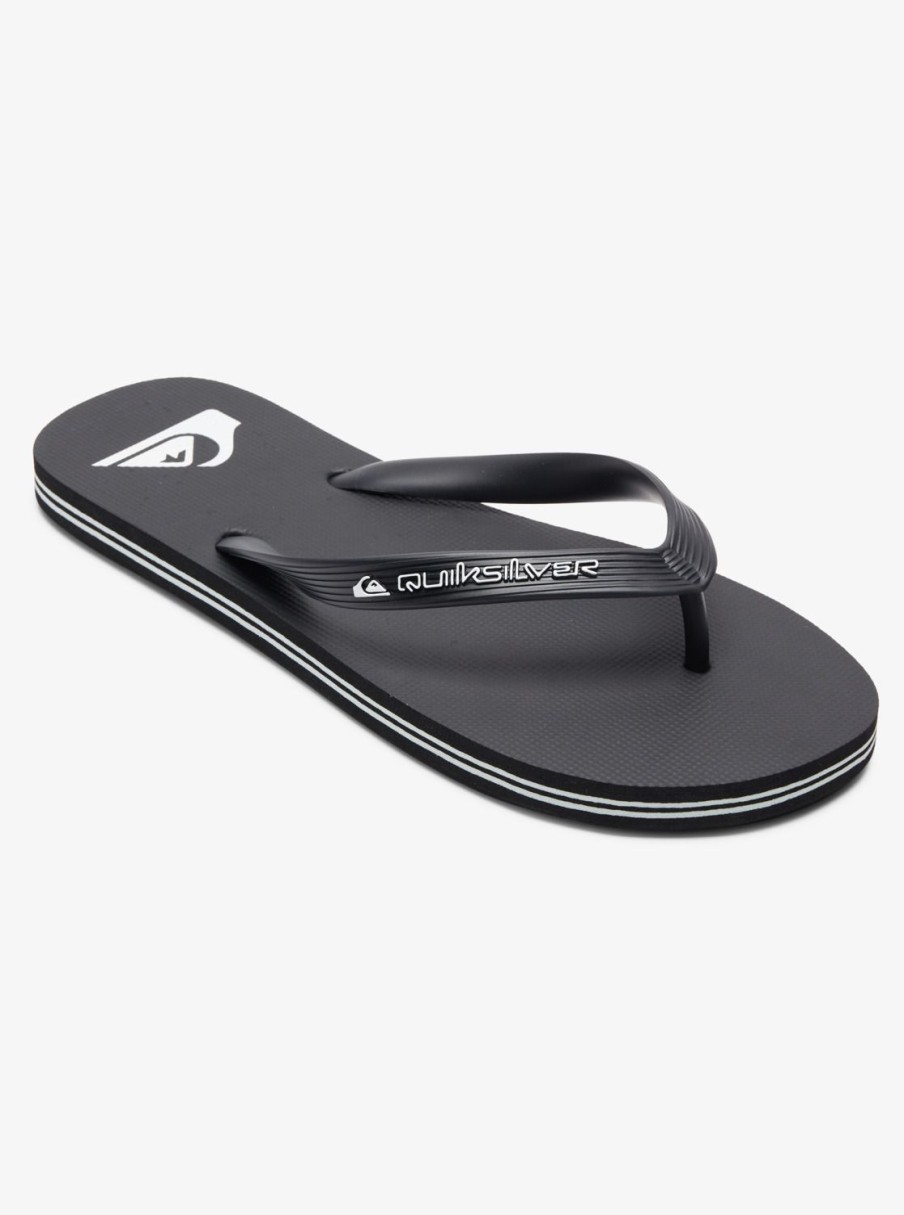 Hombre Quiksilver | Molokai Core - Chanclas Para Hombre Black 1