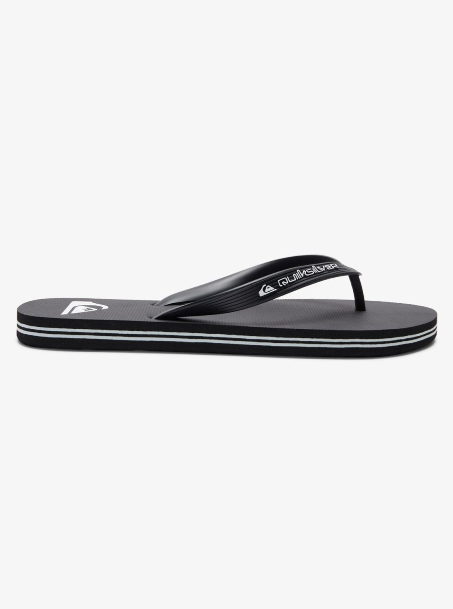 Hombre Quiksilver | Molokai Core - Chanclas Para Hombre Black 1