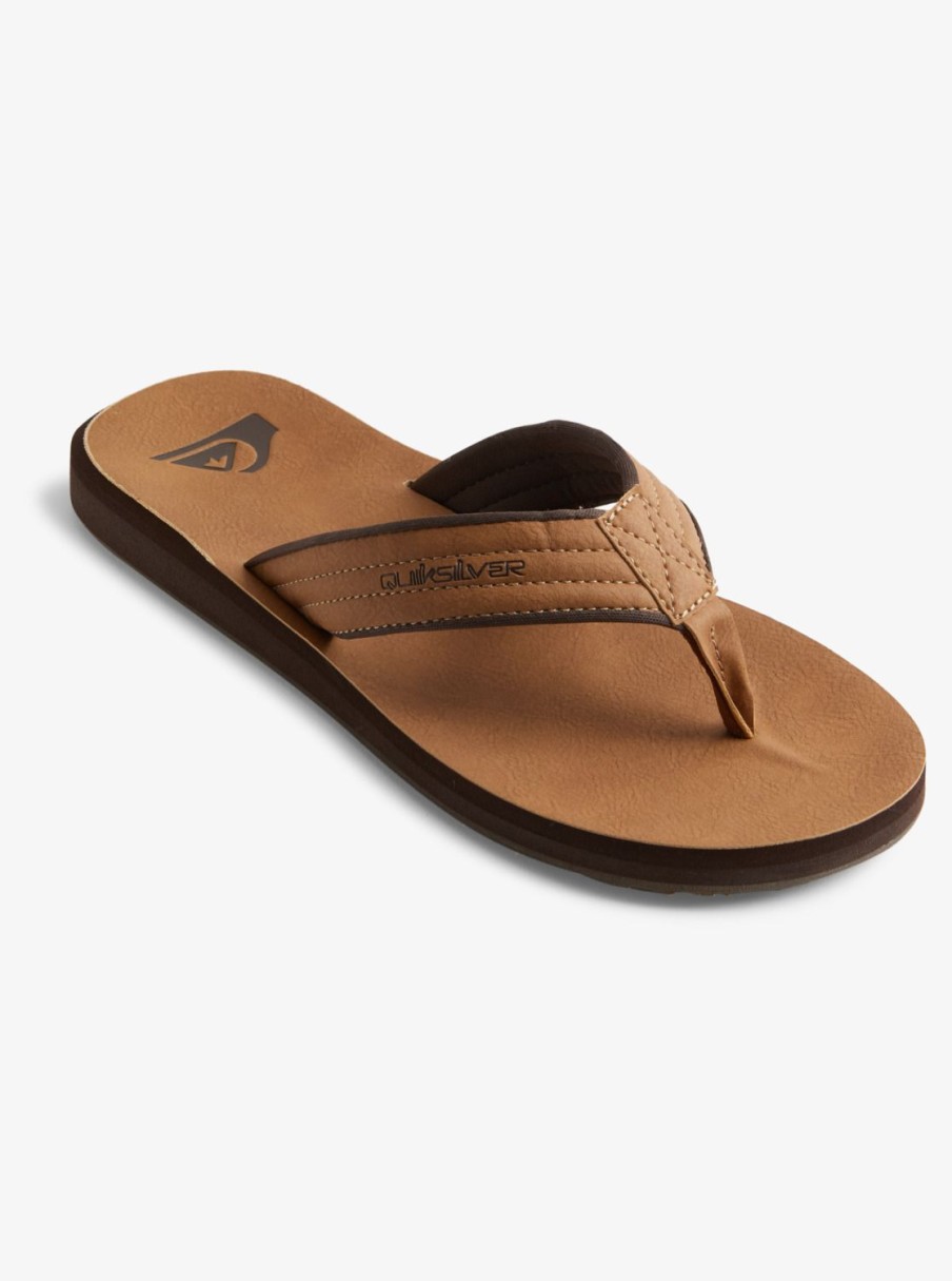 Hombre Quiksilver | Carver Nubuck - Sandalias Para Hombre Tan - Pattern_1