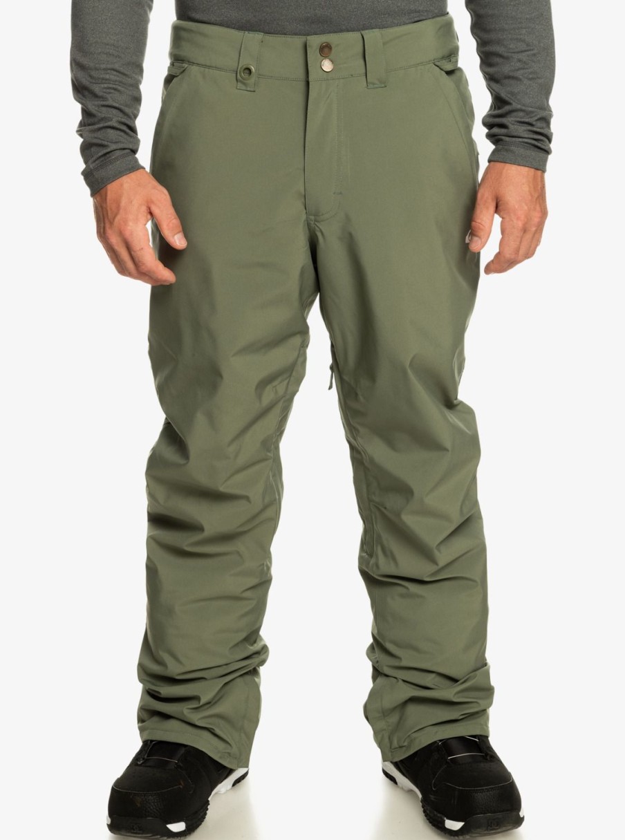 Hombre Quiksilver Pantalones De Snow | Estate - Pantalon Para Nieve Para Hombre Laurel Wreath