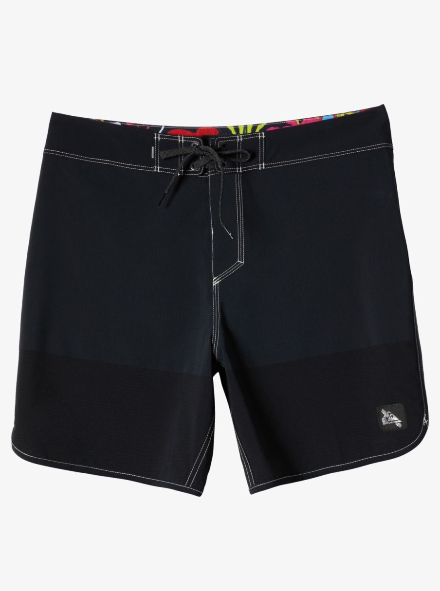 Hombre Quiksilver Boardshorts | Snyc Highlite Scallop 18" - Boardshorts Para Hombre Black