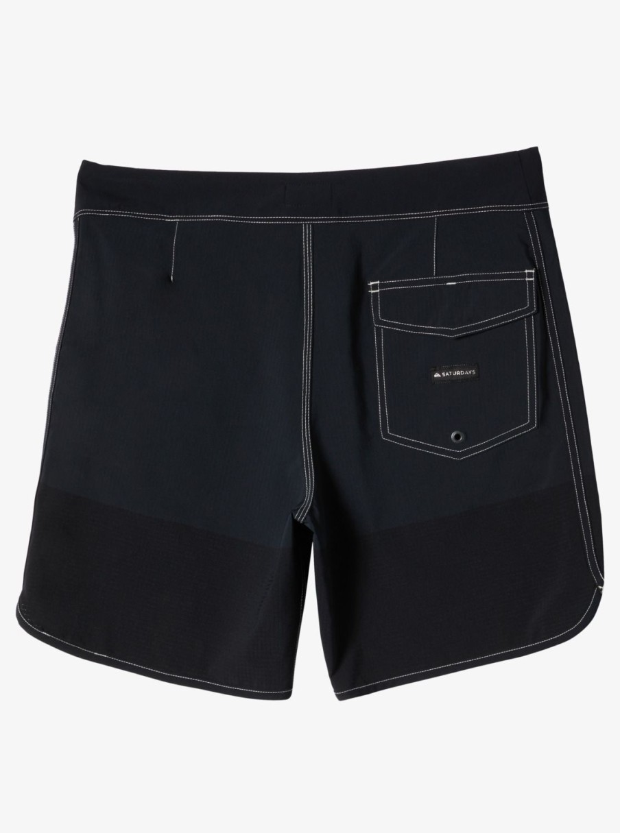 Hombre Quiksilver Boardshorts | Snyc Highlite Scallop 18" - Boardshorts Para Hombre Black