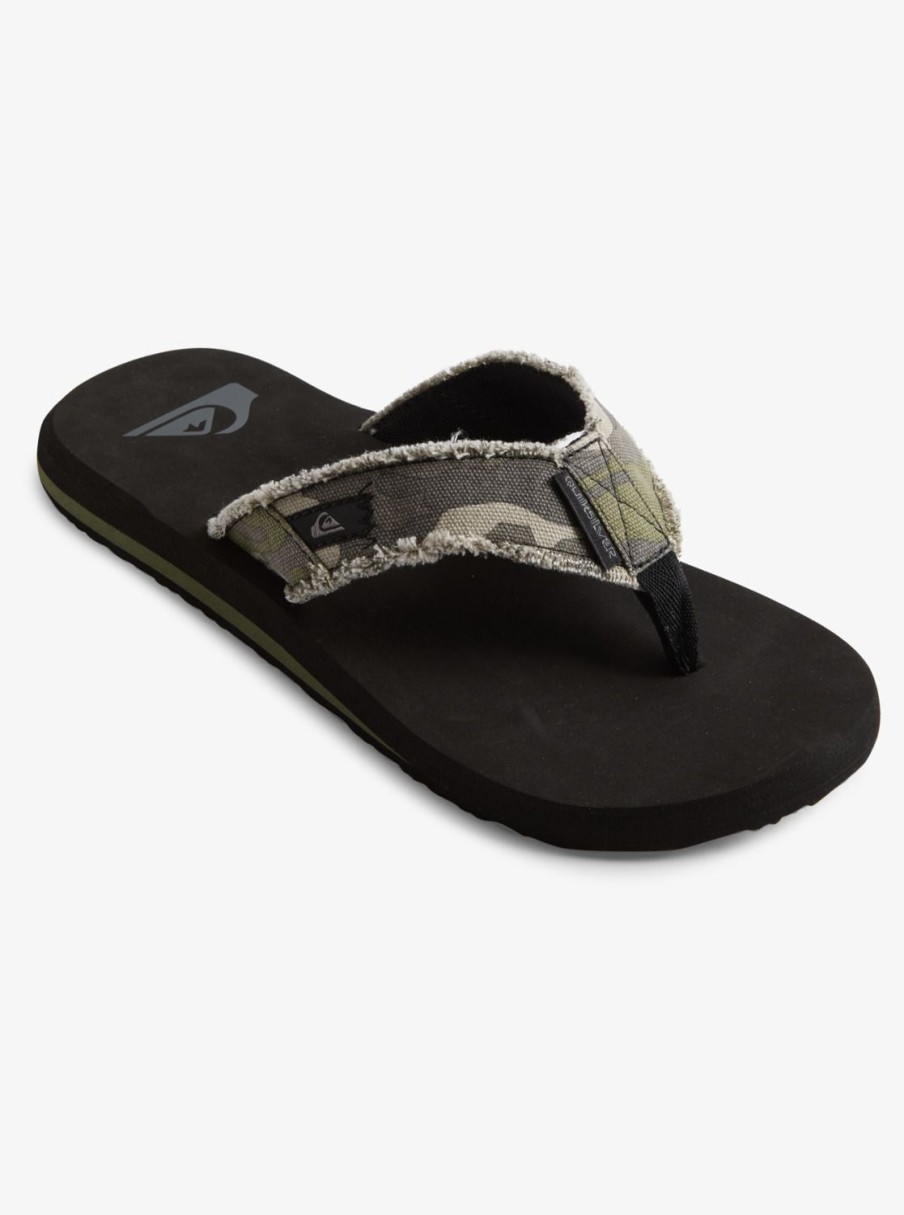 Hombre Quiksilver | Monkey Abyss - Sandalias Para Hombre Green/Brown/Black