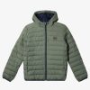 Nino Quiksilver Chaquetas & Abrigos | Scaly - Chaqueta Acolchada Para Chicos 8-16 Laurel Wreath