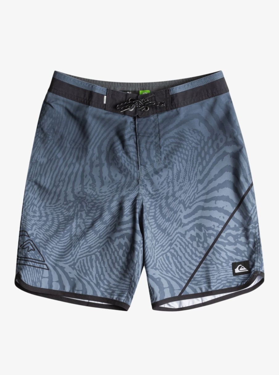 Nino Quiksilver Boardshorts | Surfsilk New Wave 16 - Boardshorts Para Chicos 8-16 Bering Sea