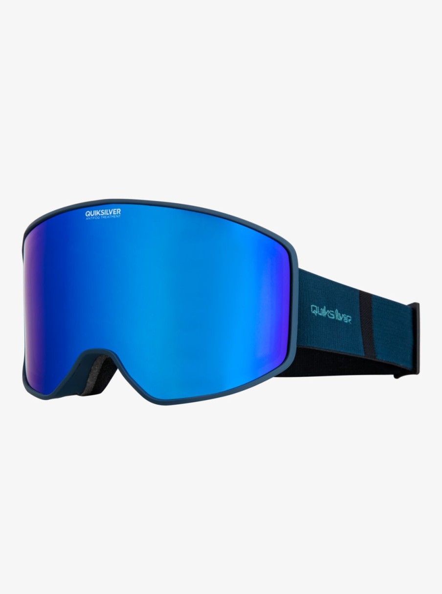 Hombre Quiksilver Accesorios | Storm - Mascara Para Snowboard/Esqui Para Hombre Majolica Blue/ Blue Ml S3