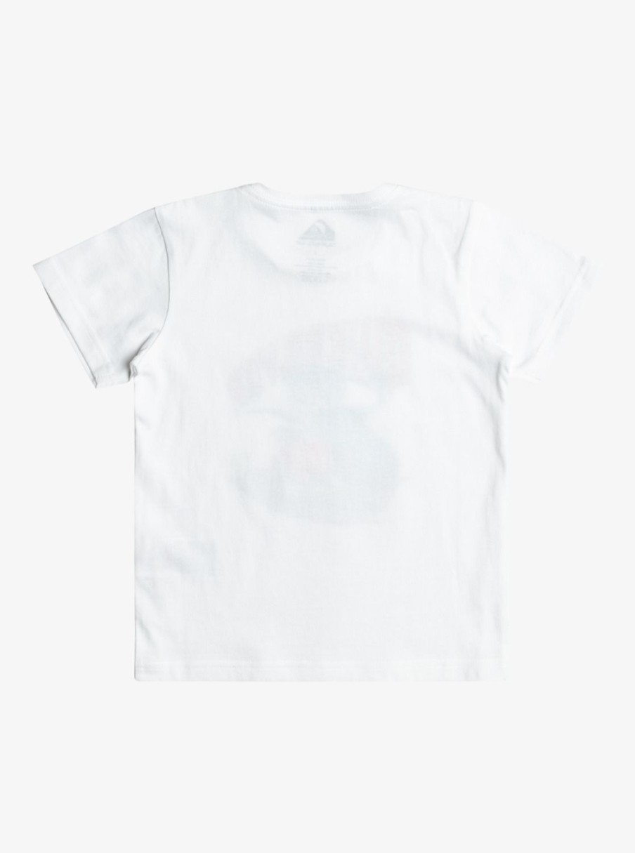 Nino Quiksilver Camisetas | Dinos Ride - Camiseta Para Chicos 8-16 White