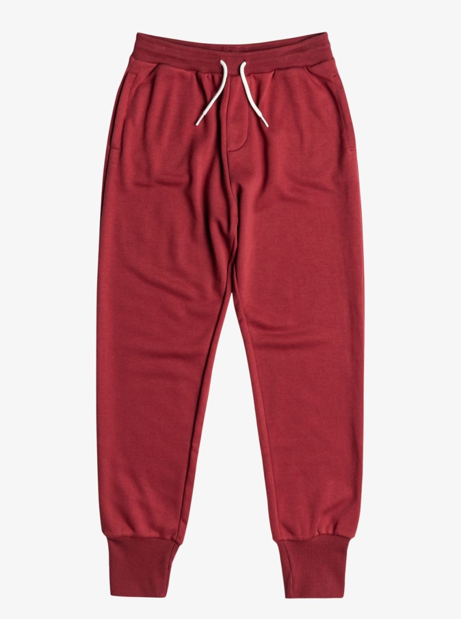 Nino Quiksilver Pantalones | Easy Day Slim - Pantalon De Chandal Para Chicos 8-16 Tibetan Red