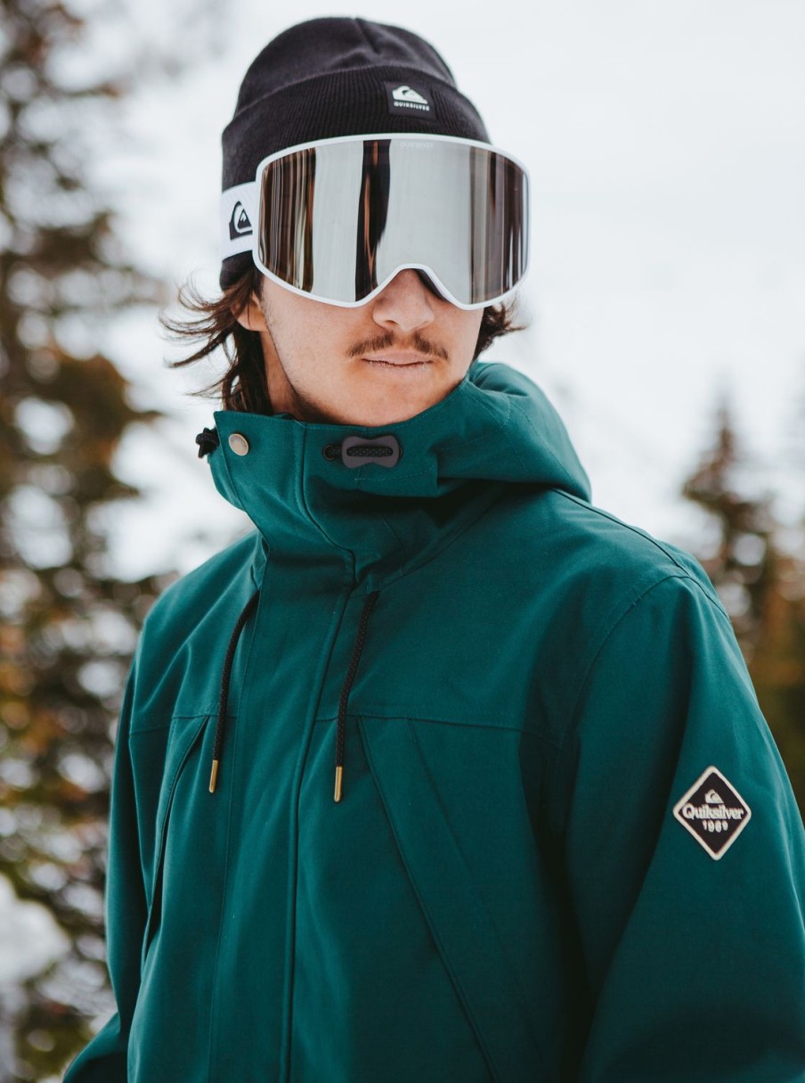 Hombre Quiksilver Accesorios | Storm - Mascara Para Snowboard/Esqui Para Hombre Snow White