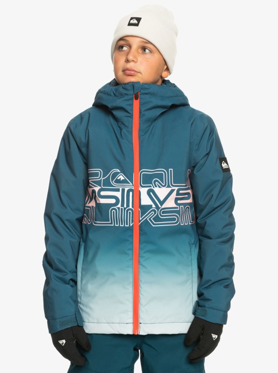 Nino Quiksilver Accesorios | Mission Engineered - Chaqueta Tecnica Snow Para Chicos 8-16 Majolica Blue