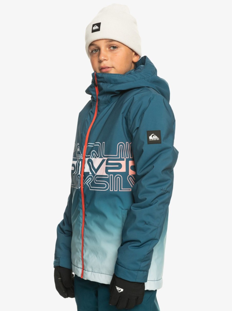 Nino Quiksilver Accesorios | Mission Engineered - Chaqueta Tecnica Snow Para Chicos 8-16 Majolica Blue