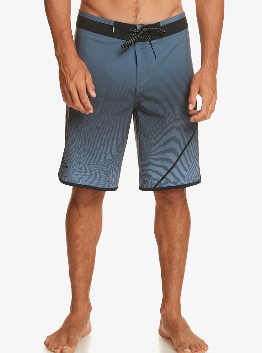 Hombre Quiksilver Boardshorts | Surfsilk New Wave 20" - Boardshorts Para Hombre Bering Sea