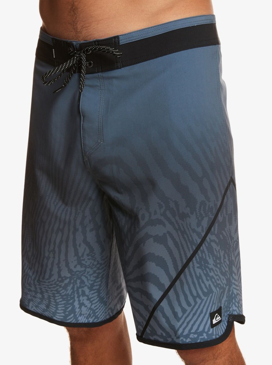 Hombre Quiksilver Boardshorts | Surfsilk New Wave 20" - Boardshorts Para Hombre Bering Sea