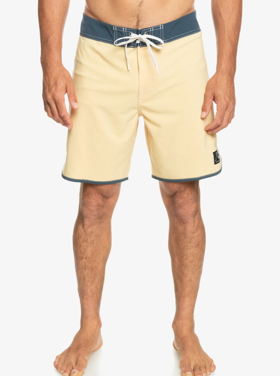 Hombre Quiksilver Boardshorts | Original Scallop 18" - Boardshorts Para Hombre Wheat