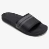 Hombre Quiksilver | Rivi Slide - Sandalias Slider Para Hombre Black/Black/Grey