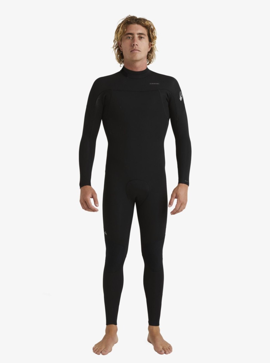 Hombre Quiksilver Trajes De Surf | 3/2Mm Everyday Sessions - Traje De Surf Con Cremallera En La Espalda Para Hombre Black