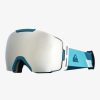 Hombre Quiksilver Accesorios | Discovery - Mascara Para Snowboard/Esqui Para Hombre Majolica Blue/ Silver Ml S3