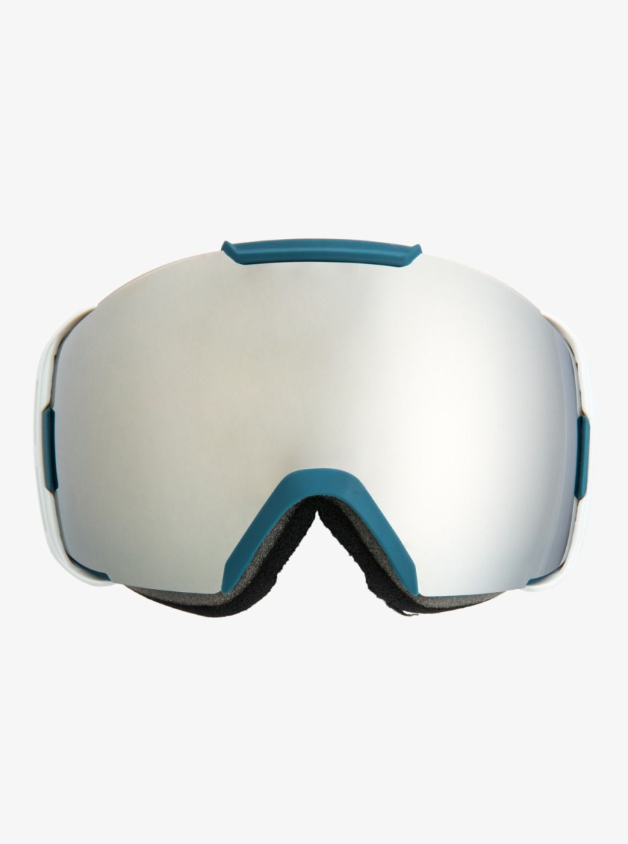 Hombre Quiksilver Accesorios | Discovery - Mascara Para Snowboard/Esqui Para Hombre Majolica Blue/ Silver Ml S3